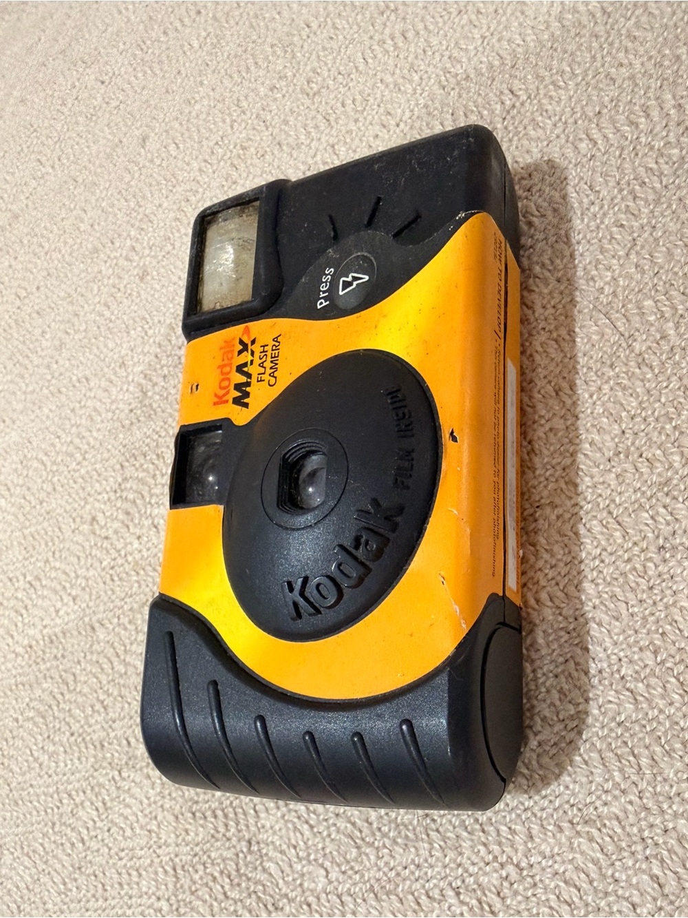 Kodak Max Flash Single Use Disposable Camera